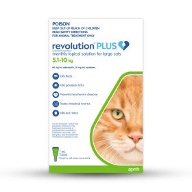 Revolution Plus Large Cats 5.1-10kg Green