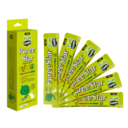 YumGuard Puree Star Chicken with Papaya Cat & Dog Treat 6 x 14g