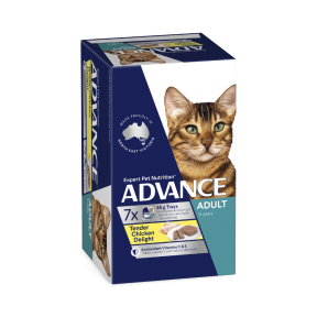 Advance Adult Cat Tender Chicken Delight 7 x 85g box