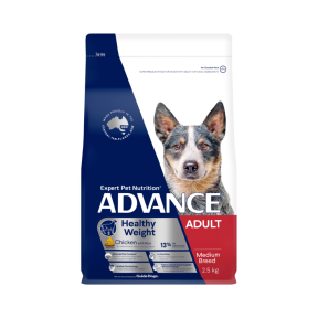 Advance Adult Dog Healthy Weight Medium Breed Chicken With Rice 2.5