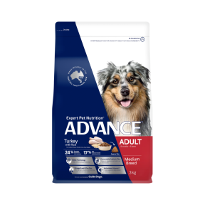 Advance Adult Dog Medium Breed Turkey With Rice 3KG  