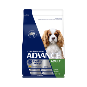 Advance Adult Dog Small Breed Healthy Weight Chicken With Rice 2.5