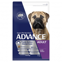 Advance Triple Action Dental Care Large Breed Dog Chicken with Rice