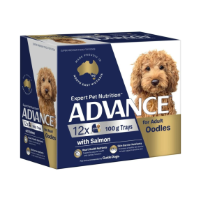 Advance Oodles Dog Adult Salmon 12 x 100g front