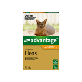 Advantage Kitten & Cat Small Up To 4kg Orange