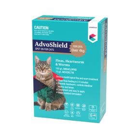 AdvoShield Spot On for Cats Over 4kg Brown