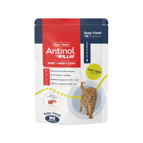 Antinol Plus Cat Easy Feed 90 Capsules Pouch Short Expiry