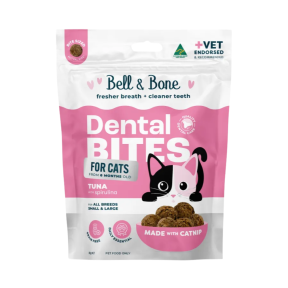 Bell & Bone Dental Bites for Cats Tuna & Spirulina 80g
