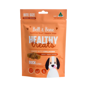 Bell & Bone Healthy Treats for Dogs Weight + Energy Duck & Fibre 130g