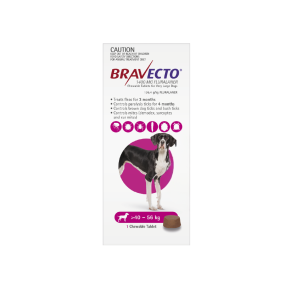 Bravecto Chewables Dog Extra Large 40-56kg Purple Updated