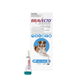 Bravecto Spot On Dog Large 20-40kg Blue 1 Pack