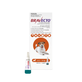Bravecto Spot On Dog Small 4.5-10kg Orange 1 Pack