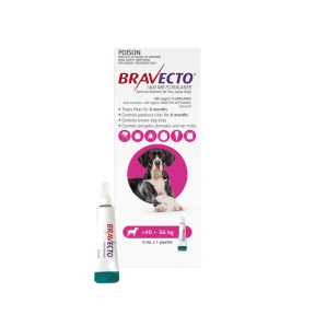 Bravecto Spot On Dog Very Large 40-56kg Pink 1 Pack