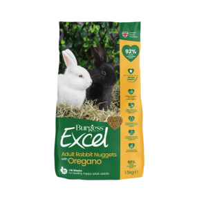 Burgess Excel Adult Rabbit Nuggets with Oregano 1.5kg Front