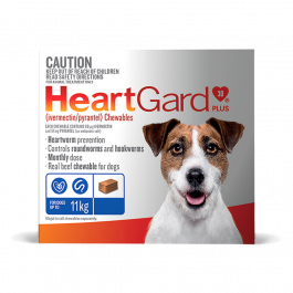 HeartGard Plus Dog Small Up To 11kg Blue