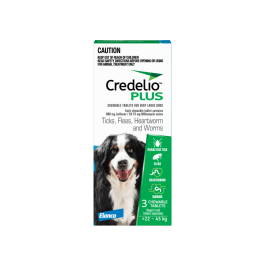Credelio Plus Dog Extra Large 22-45kg Blue