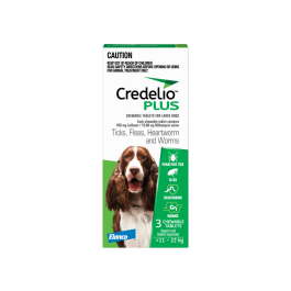 Credelio Plus Dog Large 11-22kg Green