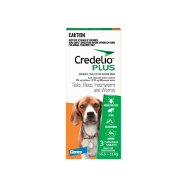 Credelio Plus Dog Medium 5.5-11kg Orange