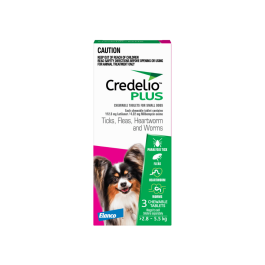 Credelio Plus Dog Small 2.8-5.5kg Pink