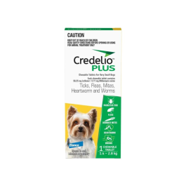 Credelio Plus Dog Very Small 1.4-2.8kg Yellow 1 Pack