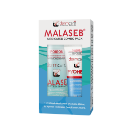 Dermcare Malaseb Medicated Shampoo & Pyohex Medicated Conditioner Combo Pack 450ml