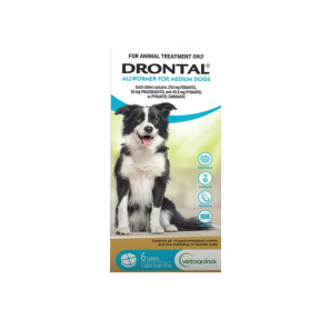 Drontal Allwormer Dog Medium 10kg Tablets