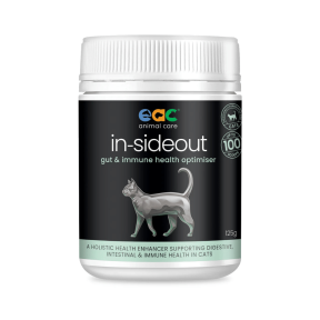 EAC In-sideout Gut & Immune Health Optimiser for Cats 125g Short Expiry