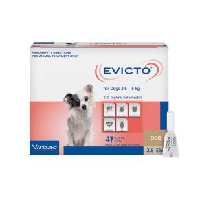 Evicto Dog Very Small 2.6-5kg Brown 4 Pack