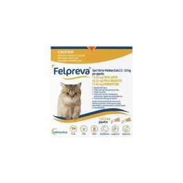 Felpreva Spot On Cat Medium 2.5-5kg Yellow