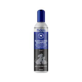 Fido's Black Gloss Shampoo 2 in 1 250ml