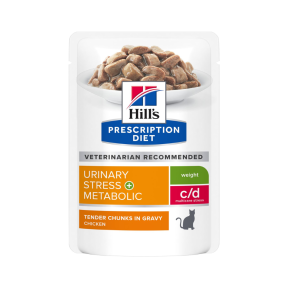 Hill's Prescription Diet Cat Metabolic Plus Urinary Stress 82g x 12 front