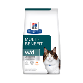 Hill's Prescription Diet Cat w/d Multi-Benefit Dry Food 1.5kg front