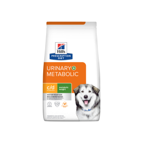 Hill's Prescription Diet Dog c/d Urinary Multicare Plus Metabolic Weight Chicken 3.86kg