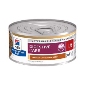 Hill's Prescription Diet Dog i/d Digestive Care Chicken & Vegetable Stew 24 x 156g front