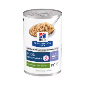 Hill's Prescription Diet Dog z/d Food Sensitivities Low Fat Soy Recipe 12 x 370g