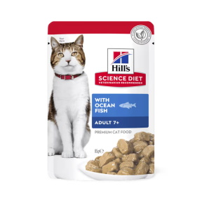 Hill's Science Diet Cat Adult 7+ Active Longevity Ocean Fish 12 x 85g front