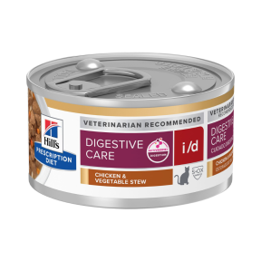 Hills Prescription Diet Cat i/d Digestive Care Chicken & Vegetable Stew 24 x 82g front