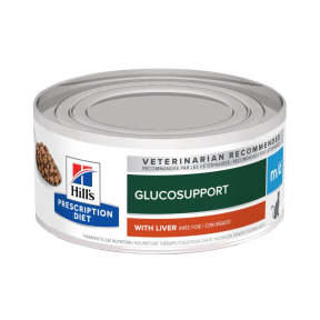 Hills Prescription Diet Cat m/d Glucose/Weight Management 24 x 156g front of can