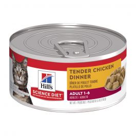 Hills Science Diet Cat Adult Tender Chicken Dinner 24 x 156g