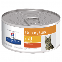 Hill's Prescription Diet c/d Multicare Urinary Care Canned Cat Food 24 x 156g
