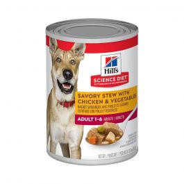 Hill's Science Diet Dog Adult Savoury Stew With Chicken & Vegetable 12 x 363g