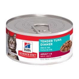 Hills Science Diet Cat Adult Tender Tuna Dinner 24 x 156g