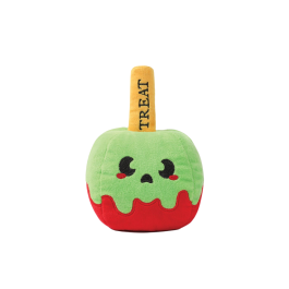 HugSmart Fuzzy Friendz Howloween Night Candy Apple Dog Toy