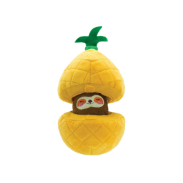 HugSmart Puzzle Hunter Fruity Critters Pineapple Dog Toy
