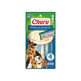 Inaba Churu Puree Chicken With Tuna Dog Treats 4 Pack