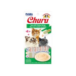 Inaba Churu Puree Tuna With Chicken Cat Treats 4 Pack