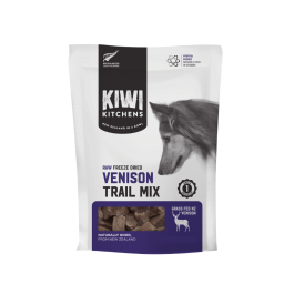 Kiwi Kitchens Raw Freeze Dried Venison Trail Mix for Dogs Front