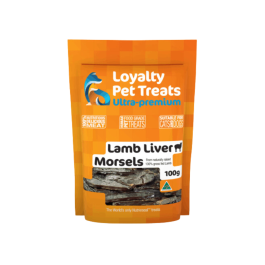 Loyalty Pet Treats Lamb Liver Morsels 100g
