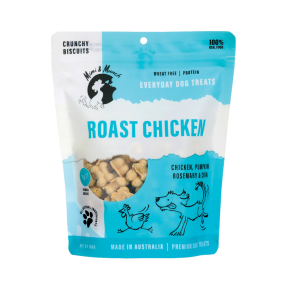 Mimi & Munch Roast Chicken Dog Treats 90g Front