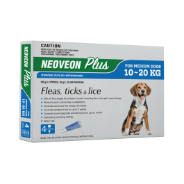 Neoveon Plus Dog Medium 10-20kg Blue Front